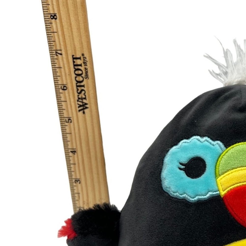 Kellytoy Squishmallows Tito Toucan Bird Colorful Rainforest Animal Mini Plush 6